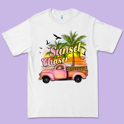 Sunset Chaser Premium Tee Designed By Jahusdesignshop