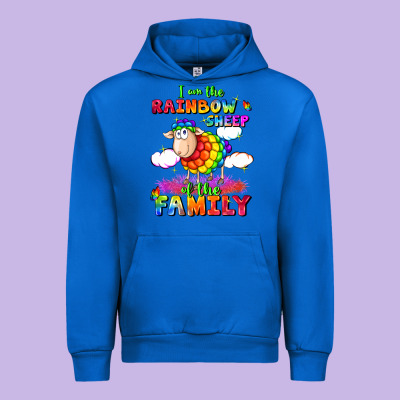 I Am The Rainbow Sheep Of The Family Urban Hoodie Designed By Fadigitalartstudio