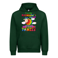 Forest Green I am the rainbow sheep of the family Urban Hoodie - FaDigitalArtStudio