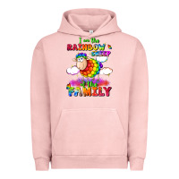 Pigment Salmon I am the rainbow sheep of the family Urban Hoodie - FaDigitalArtStudio