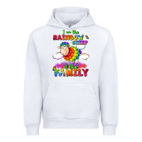 White I am the rainbow sheep of the family Urban Hoodie - FaDigitalArtStudio