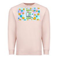 Pale Pink daddy's drinking buddy Premium Sweatshirt - TumblerDesignByShophia