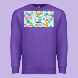Daddy's Drinking Buddy Premium Sweatshirt Designed By Tumblerdesignbyshophia