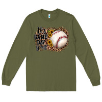 Army Green it's game day y'all baseball Long Sleeve Tee - JahusDesignShop