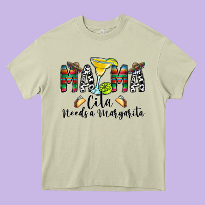 Mama Cita Needs A Margarita Heavy Core Tee Designed By Cowhidedigitalart