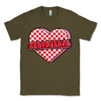 Army Green valentine mama Classic Tee - MaliasSmallBusiness