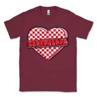 Burgundy valentine mama Classic Tee - MaliasSmallBusiness