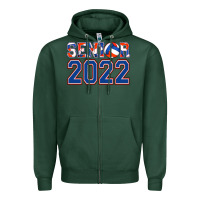 Sports Green senior volleyball custom Zipper Hoodie - Jasminsmagicworld