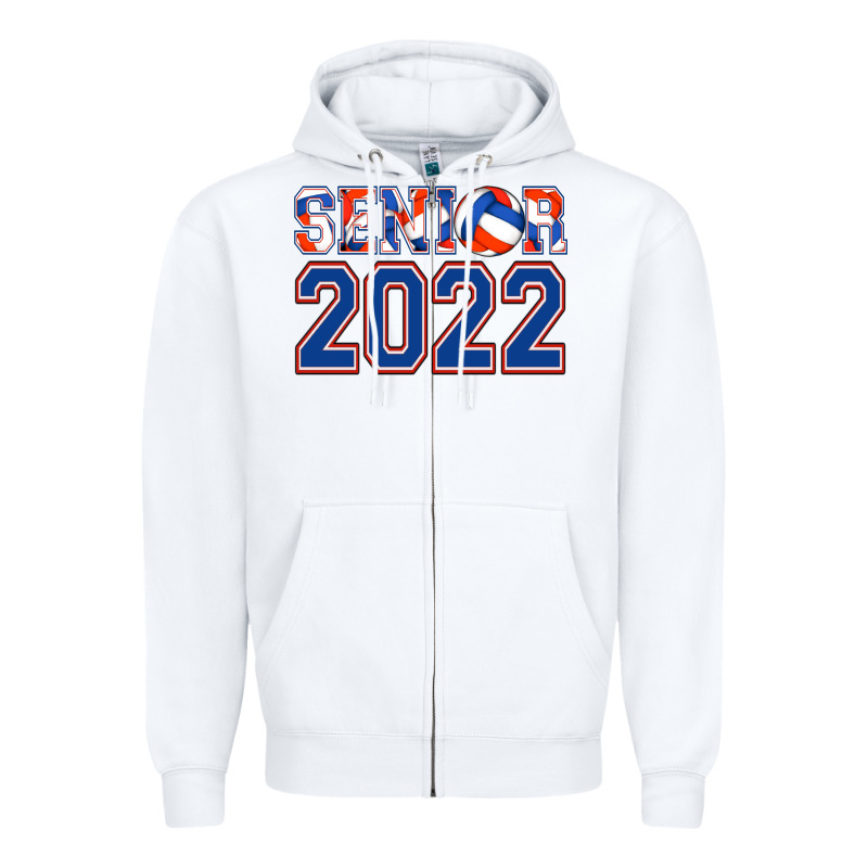 Senior Volleyball Custom Zipper Hoodie by Jasminsmagicworld | Teevron