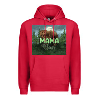 Cardinal Mama bear tumbler Premium Hoodie - HowdyJamesFarm