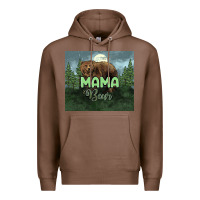 Chestnut Mama bear tumbler Premium Hoodie - HowdyJamesFarm