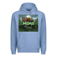 Colony Blue Mama bear tumbler Premium Hoodie - HowdyJamesFarm