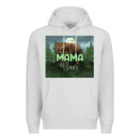 Dove Grey Mama bear tumbler Premium Hoodie - HowdyJamesFarm