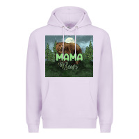 Lilac Mama bear tumbler Premium Hoodie - HowdyJamesFarm