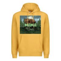 Mustard Mama bear tumbler Premium Hoodie - HowdyJamesFarm