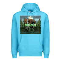 Ocean Blue Mama bear tumbler Premium Hoodie - HowdyJamesFarm
