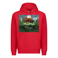 Red Mama bear tumbler Premium Hoodie - HowdyJamesFarm