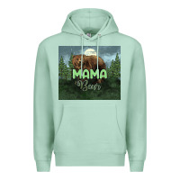 Seafoam Mama bear tumbler Premium Hoodie - HowdyJamesFarm