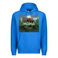 True Royal Mama bear tumbler Premium Hoodie - HowdyJamesFarm