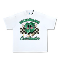 White shenanigans coordinator Urban Heavy Tee - MaliasSmallBusiness