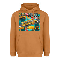 Meerkat school bus Heavyweight Hoodie - texasbilliewilder