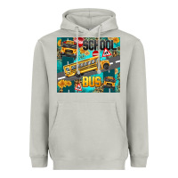 Moon Dust school bus Heavyweight Hoodie - texasbilliewilder