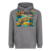 Storm school bus Heavyweight Hoodie - texasbilliewilder