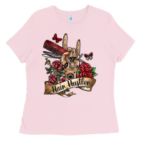 Bubblegum Pink hair hustler 3 Ladies Tee - SublimationCraftShop