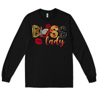 Black boss lady with money Long Sleeve Tee - NancyCooperArtShop