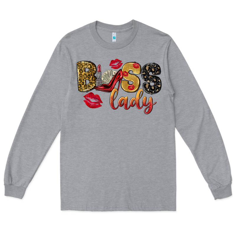Boss Lady With Money Long Sleeve Tee by NancyCooperArtShop | Teevron