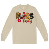 Mushroom boss lady with money Long Sleeve Tee - NancyCooperArtShop