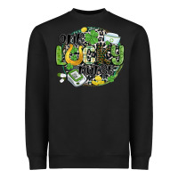 Black one lucky nurse Heavyweight Sweatshirt - MaliasSmallBusiness