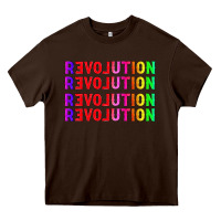 Chocolate Brown lgbtq revolution Heavy Core Tee - HRA Design Shop