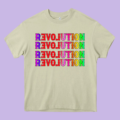 Lgbtq Revolution Heavy Core Tee Designed By Hra Design Shop
