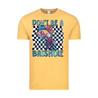 Vintage Mustard dont be a basshole Vintage Tee - MaliasSmallBusiness