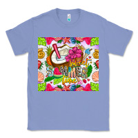 Colony Blue summer time Classic Tee - CowhideDigitalArt