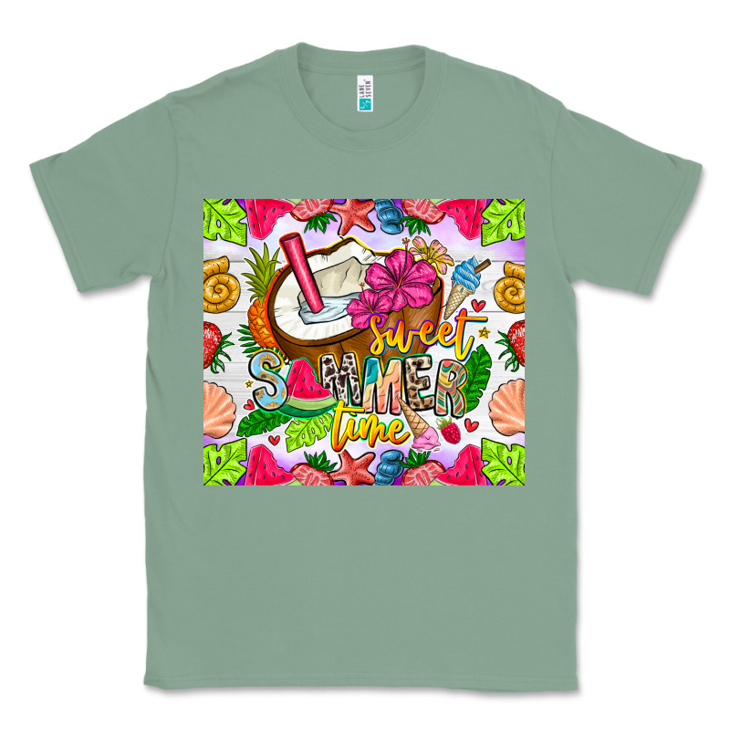 Summer Time Classic Tee by CowhideDigitalArt | Teevron
