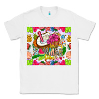White summer time Classic Tee - CowhideDigitalArt