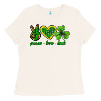 Bone peace love luck st. patricks day nePeace love luck Ladies Tee - Neo Western