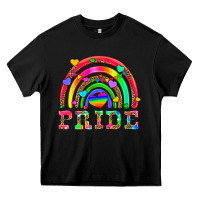 Black lgbtq pride and rainbow Heavy Core Tee - HRA Design Shop