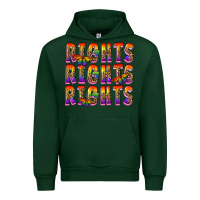 Forest Green rights rights rights pride Urban Hoodie - FaDigitalArtStudio