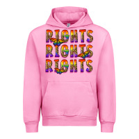 Fuchsia Pink rights rights rights pride Urban Hoodie - FaDigitalArtStudio