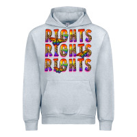 Heather Grey rights rights rights pride Urban Hoodie - FaDigitalArtStudio