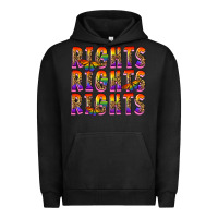 Pigment Black rights rights rights pride Urban Hoodie - FaDigitalArtStudio