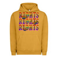 Pigment Peanut Butter rights rights rights pride Urban Hoodie - FaDigitalArtStudio