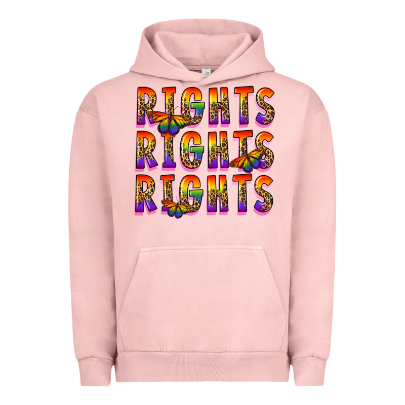 Rights Rights Rights Pride Urban Hoodie by FaDigitalArtStudio | Teevron