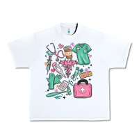 White can't talk right now doing medical assistant stuff Urban Heavy Tee - MaliasSmallBusiness