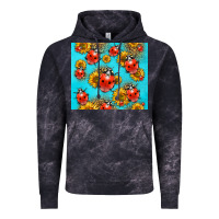 Cloud Black Western Sunflowers Ladybug Vintage Hoodie - LillyAllenDesigns