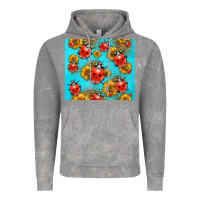 Cloud Rock Western Sunflowers Ladybug Vintage Hoodie - LillyAllenDesigns