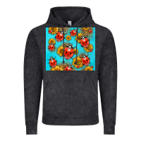 Vintage Black Western Sunflowers Ladybug Vintage Hoodie - LillyAllenDesigns